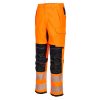 Portwest FR414 PW3 Modaflame lángálló multi-norm nadrág narancs-fekete