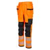 Portwest FR415 PW3 Modaflame lengőzsebes lángálló nadrág narancs-fekete
