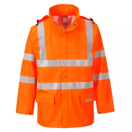 Portwest FR41 Sealtex Flame Hi-Vis lángálló esőkabát narancs