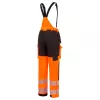 Portwest FR426 PW3 Modaflame Hi-Vis lángálló téli kantáros nadrág narancs-fekete