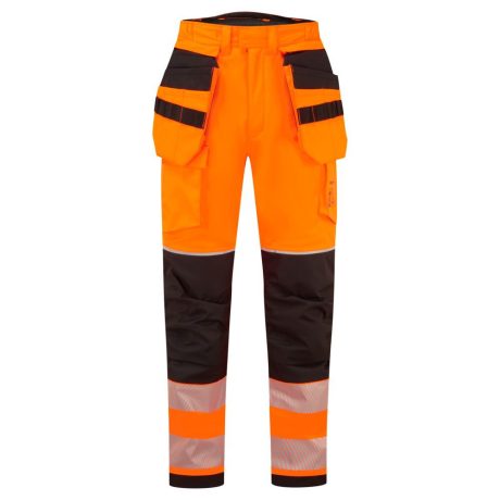 Portwest FR427 PW3 Modaflame Hi-Vis lángálló holster téli nadrág narancs-fekete