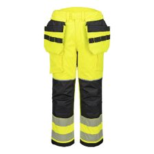   Portwest FR427 PW3 Modaflame Hi-Vis lángálló holster téli nadrág sárga-fekete