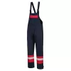 Portwest FR57 Antisztatikus lángálló kéttónusú mellesnadrág tengerészkék-piros
