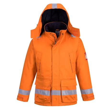 Portwest FR59 Bizflame lángálló antisztatikus télikabát narancs