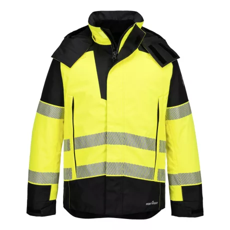 Portwest FR606 PW3 Modaflame Hi-Vis lángálló télikabát sárga-fekete