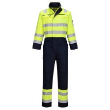   Portwest FR60 Hi-Vis Multi-norm overál sárga-tengerészkék