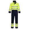 Portwest FR60 Hi-Vis Multi-norm overál sárga-tengerészkék