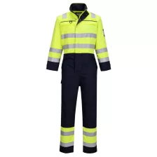   Portwest FR60 Hi-Vis Multi-norm overál sárga-tengerészkék