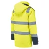 Portwest FR617 Bizflame Rain+ Hi-Vis Multi-norm kontraszt lángálló télikabát sárga-tengerészkék