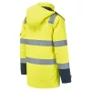 Portwest FR617 Bizflame Rain+ Hi-Vis Multi-norm kontraszt lángálló télikabát sárga-tengerészkék