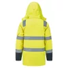 Portwest FR61 Bizflame Hi-Vis lángálló multi-norm kabát sárga-tengerészkék