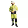 Portwest FR61 Bizflame Hi-Vis lángálló multi-norm kabát sárga-tengerészkék