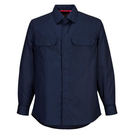 Portwest FR69 Bizflame könnyű lángálló ing tengerészkék