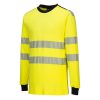 Portwest FR701 WX3 FR Hi-Vis lángálló póló sárga-fekete