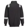 Portwest FR710 WX3 Modaflame 1/4 cipzáras lángálló pulóver fekete