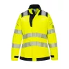 Portwest FR715 PW3 Modaflame Hi-Vis női lángálló kabát sárga-fekete