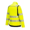 Portwest FR715 PW3 Modaflame Hi-Vis női lángálló kabát sárga-fekete