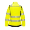 Portwest FR715 PW3 Modaflame Hi-Vis női lángálló kabát sárga-fekete
