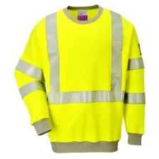   Portwest FR72 Hi-Vis lángálló antisztatikus pulóver sárga