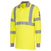 Portwest FR77 Modaflame lángálló antisztatikus láthatósági hosszú ujjú pólóing sárga