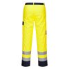 Portwest FR92 Bizflame Hi-Vis nadrág sárga