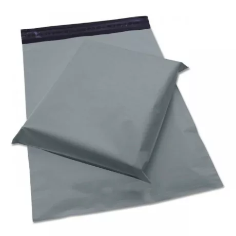 Biztonsági futártasak ragasztócsíkkal Szürke 350x450mm
