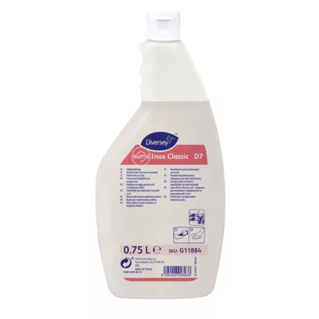 Suma Inox Classic D7 Ápolószer rozsdamentes acélhoz 750ml