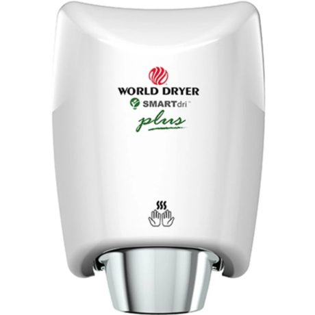 World Dryer SMARTdri Plus állítható erejű kézszárító - alumínium, fehér 400-1200W
