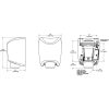 World Dryer SMARTdri Plus állítható erejű kézszárító - rozsdamentes, fényes 400-1200W