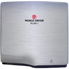   World Dryer SLIMdri kézszárító - rozsdamentes, selyem 950W