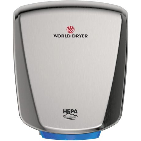 World Dryer VERDEdri halk kézszárító - rozsdamentes, selyem 950W