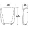 World Dryer VERDEdri halk kézszárító - rozsdamentes, selyem 950W