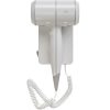 Szállodai ionos hajszárító fali konzollal - 3 fokozat, 2db USB aljzat, fehér 1800W