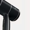 Szállodai ionos hajszárító szövet zsákkal - 3 fokozat, 2db USB aljzat, fekete 1800W