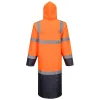Portwest H446 Hi-Vis esőkabát (122 cm) narancs-tengerészkék