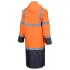 Portwest H446 Hi-Vis esőkabát (122 cm) narancs-tengerészkék