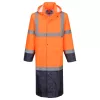 Portwest H446 Hi-Vis esőkabát (122 cm) narancs-tengerészkék