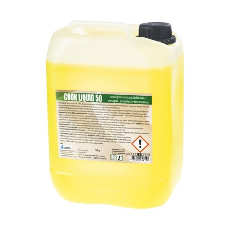 Cook Liquid 50 Általános kézi mosogató- és tisztítószer citrom illatú 5kg