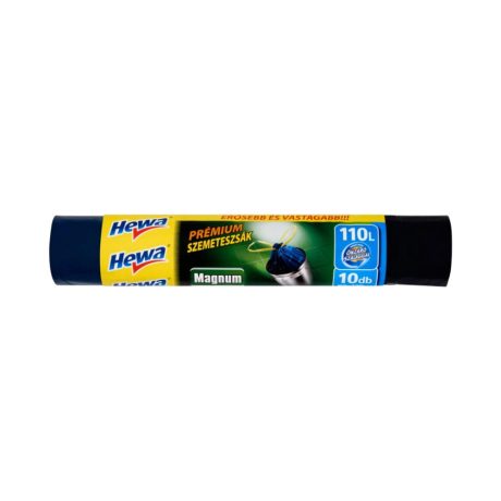 HEWA Magnum Premium önzáró szalagos szemeteszsák 110L 60*100cm - 10db/tek