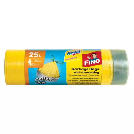 Fino Önzáró szalagos szemeteszsák 25L - 50*55cm, 20db/tek