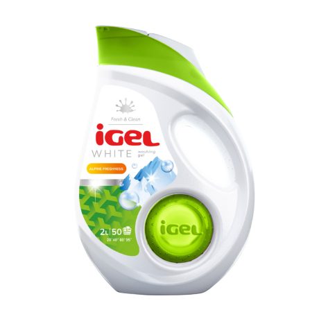 iGEL White mosógél fehér ruhákhoz - 50 mosás 2L