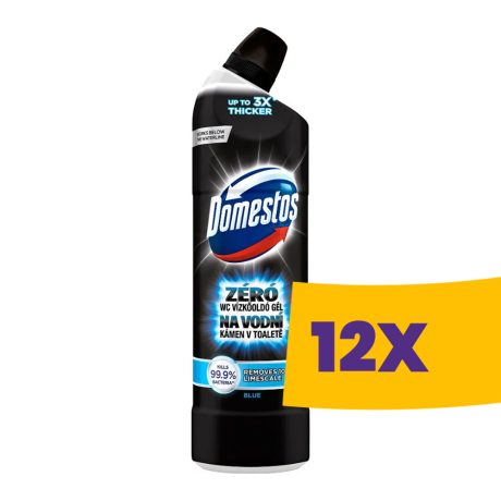 Domestos Zero vízkőoldó WC tisztító gél Blue 750ml (Karton - 12 db)