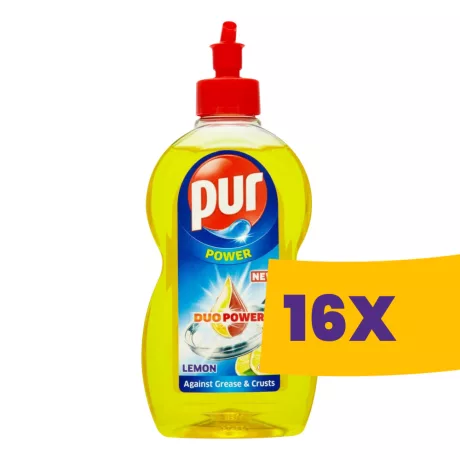 Pur Duo Power Lemon mosogatószer 450ml (Karton - 16 db)