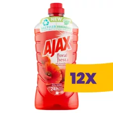   Ajax általános tisztítószer Red Flowers 1000ml (Karton - 12 db)