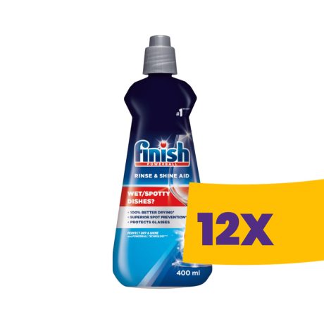 Finish Rinse & Shine Aid mosogatógép öblítő 400ml (Karton - 12 db)