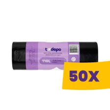   T-Depo szemeteszsák 110L - 60*100cm, 10db/tek (Karton - 50 tek)