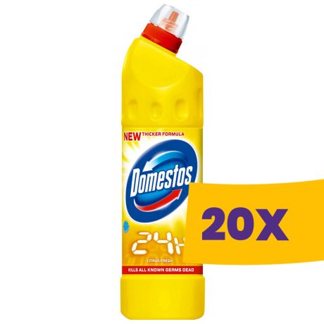 Domestos 24H Citrus Fresh fertőtlenítő tisztítószer 750ml (Karton - 20 db)