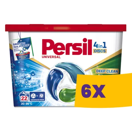 Persil Discs univerzális mosókapszula 22db (Karton - 6 csomag)