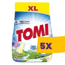   Tomi Amazónia Frissessége mosópor fehér ruhákhoz - 50 mosás 2,75kg (Karton - 5 db)