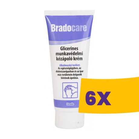 Bradocare glicerines munkavédelmi kézkrém 100ml (Karton - 6 db)